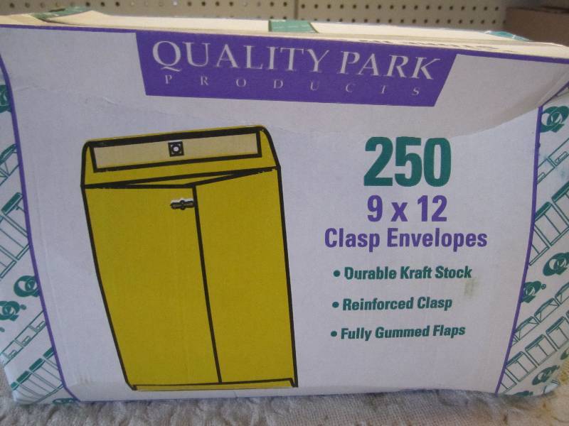 Box of 250 - 9 x 12 Clasp Envelop...