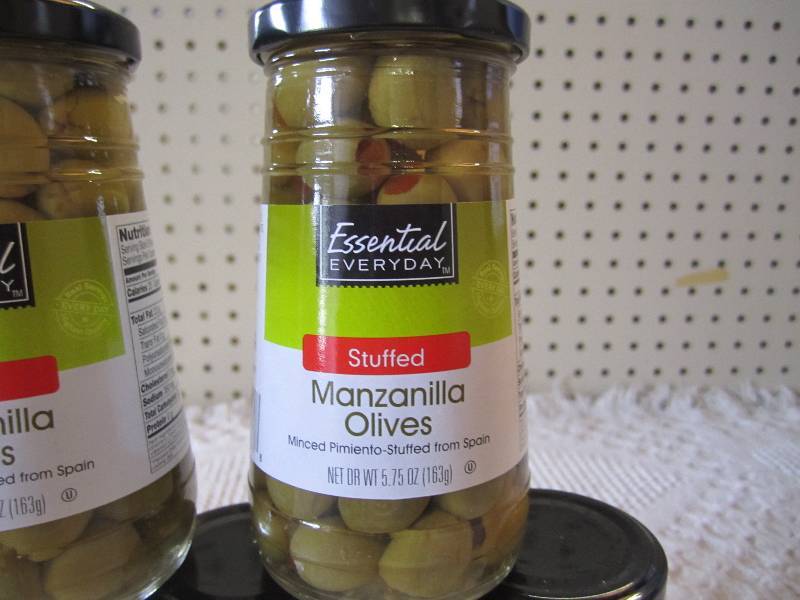 Lot of 5 Jars Stuffed Manzanilla Ol...