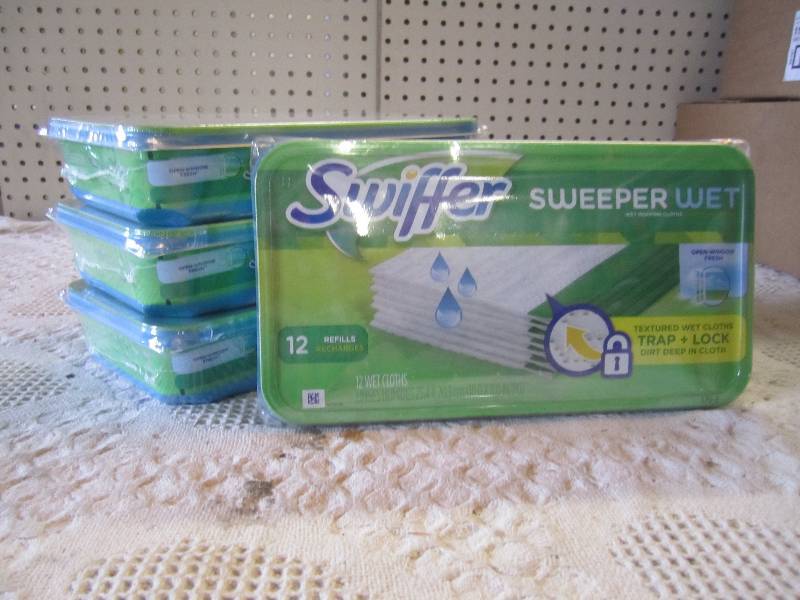 Lot of 3-12 count Swiffer Sweeper W...