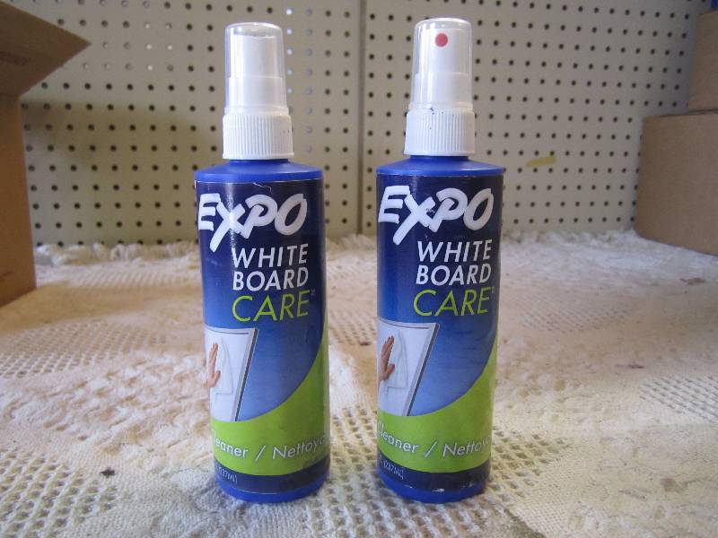 Lot of 7 Expo White Board Care Clea...