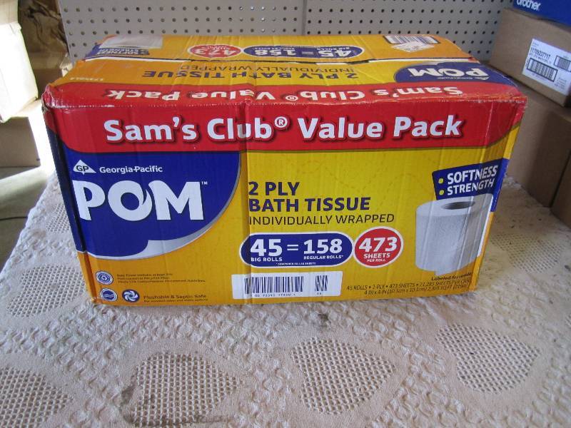 Case of 45 Rolls 2-Ply Bath Tissue ...