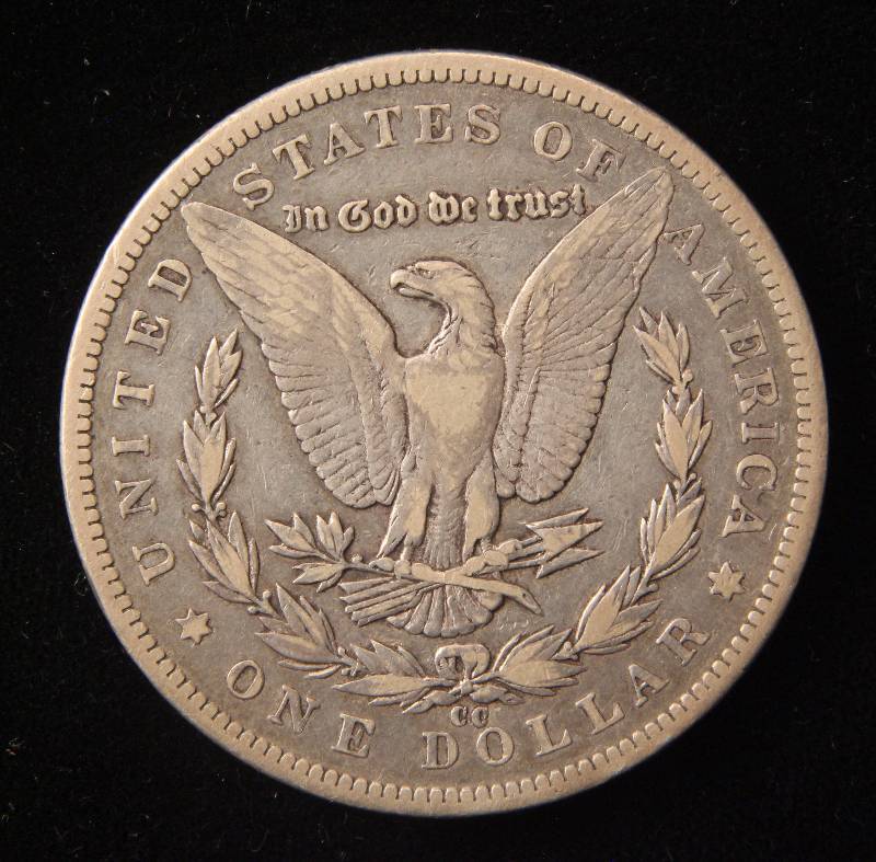 1893 CC CARSON CITY MORGAN SILVER DOLLAR VF KEY DATE COIN