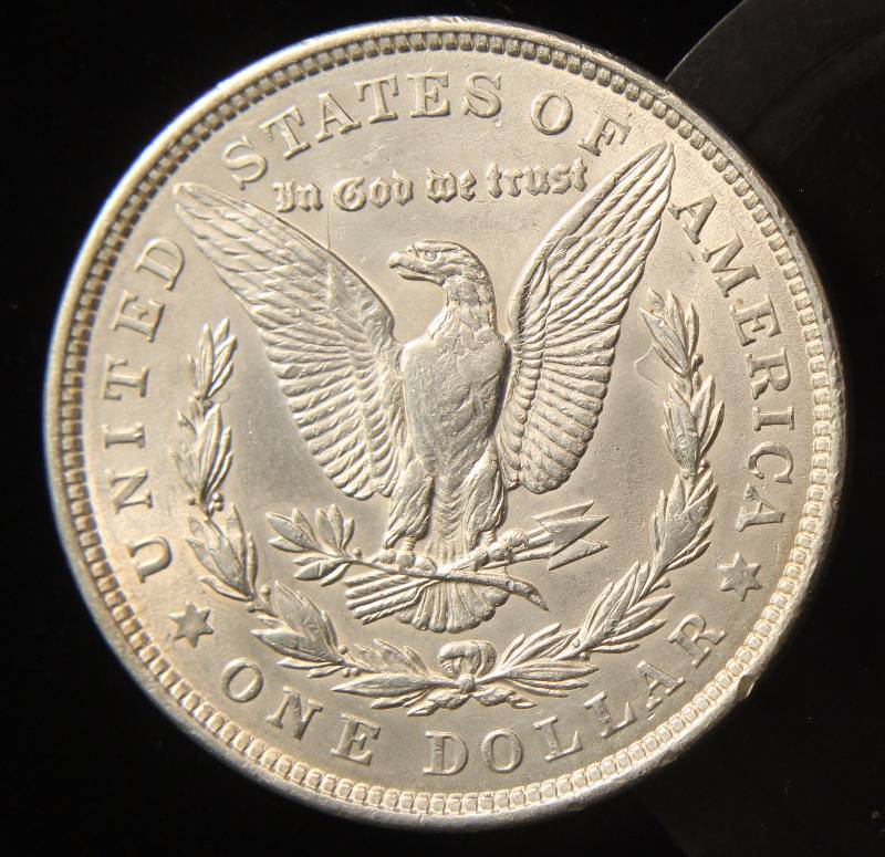 1921 MORGAN SILVER DOLLAR UNC CLEANED