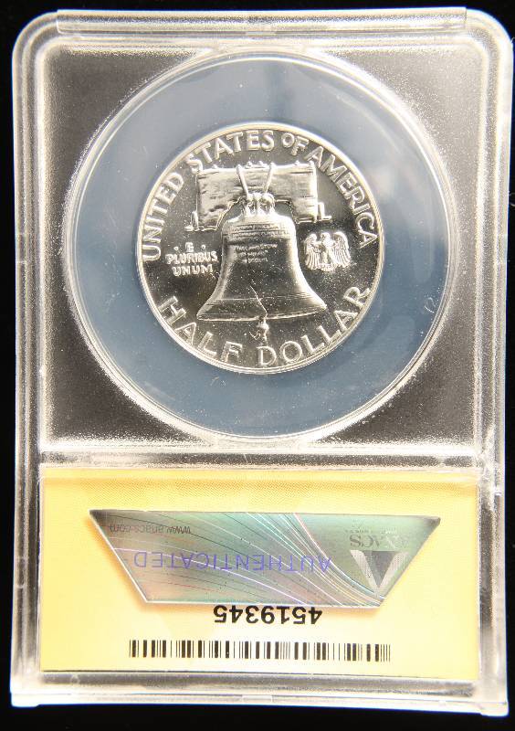 1960 PROOF FRANKLIN SILVER HALF DOLLAR PF66 ANACS