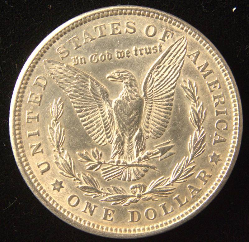 1921 MORGAN SILVER DOLLAR UNC CLEANED
