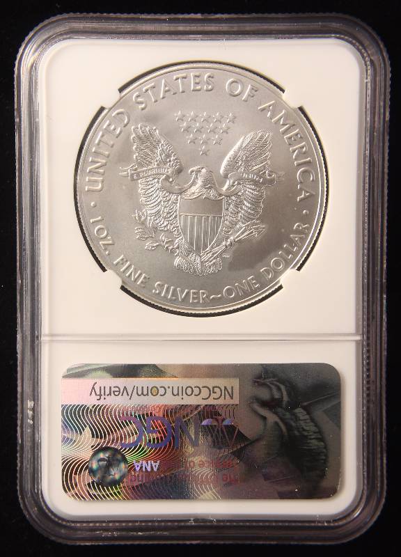 2017 AMERICAN SILVER EAGLE 1 TROY OZ. .999 FINE SILVER MS70 NGC EARLY RELEASES