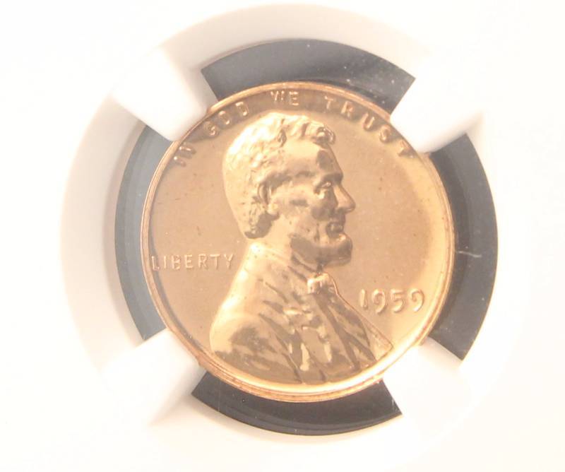 1959 PROOF LINCOLN MEMORIAL CENT PF67RD NGC