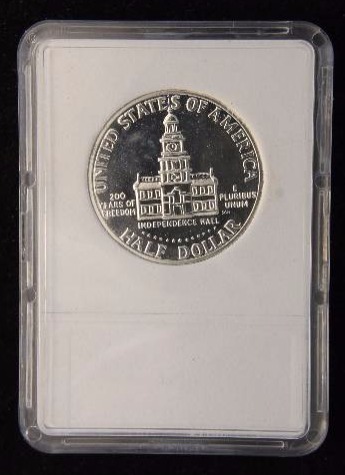 1976 PROOF SILVER BICENTENNIAL HALF DOLLAR PR70DCAM ANGS see description