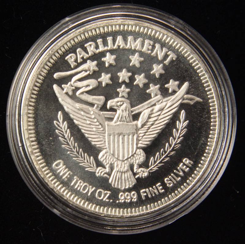 1 TROY OZ. .999 FINE SILVER MORGAN DOLLAR DESIGN IN AIRTITE