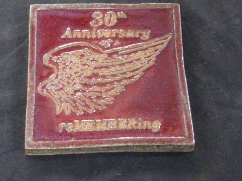 lot 31 image: Red Wing 30th Anniversary Membership Tile