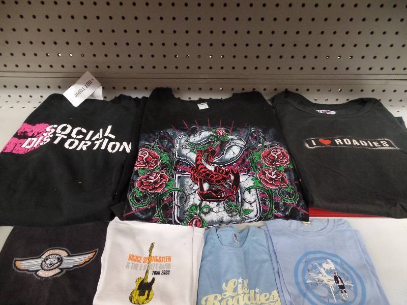 14 Assorted Band T-Shirts (Kids, Petite Ladies Sizes)