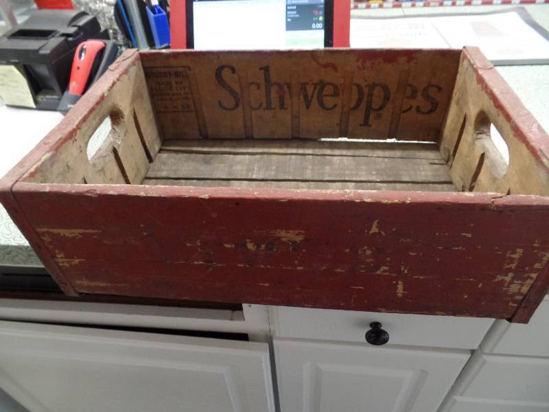 Schweppes Wood Box