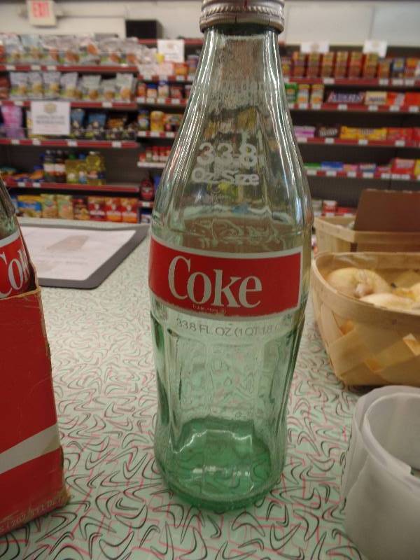 6 Pack Coke Bottles with Card Board Carrier