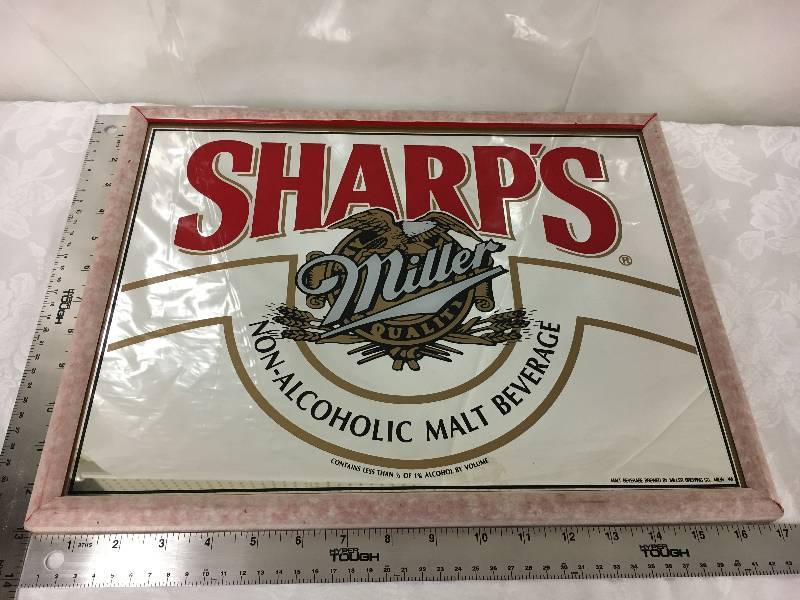 lot 2 image: Sharps Beer Mirror