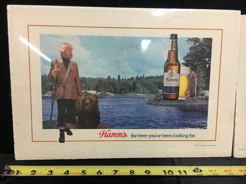 lot 37 image: 3 Piece Lot of Hamms Items