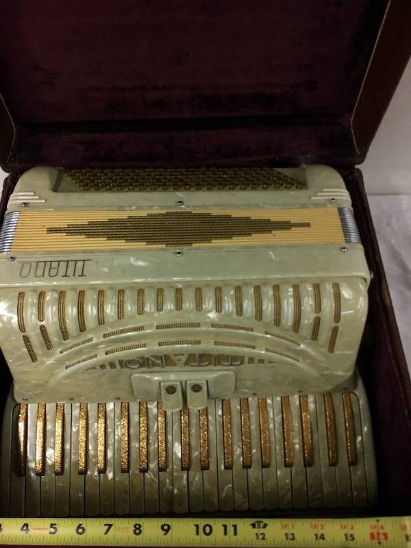 lot 74 image: Titano Accordion with Case
