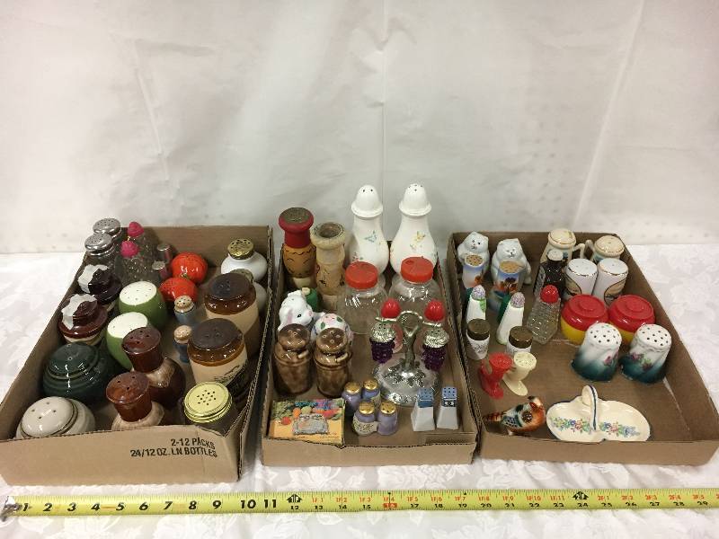 lot 81 image: 33 Complete Salt & Pepper Shaker Sets