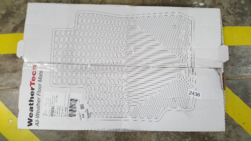 lot 2436 image: WeatherTech AVM Trim-to-Fit 4-Pc. Floor Mats in Black
