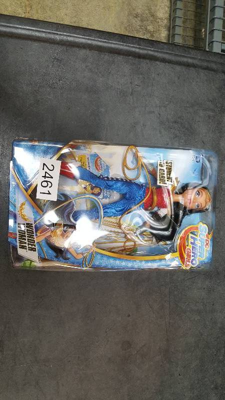 lot 2461 image: Mattel DC Super Hero Girls Action Doll - Wonder Woman