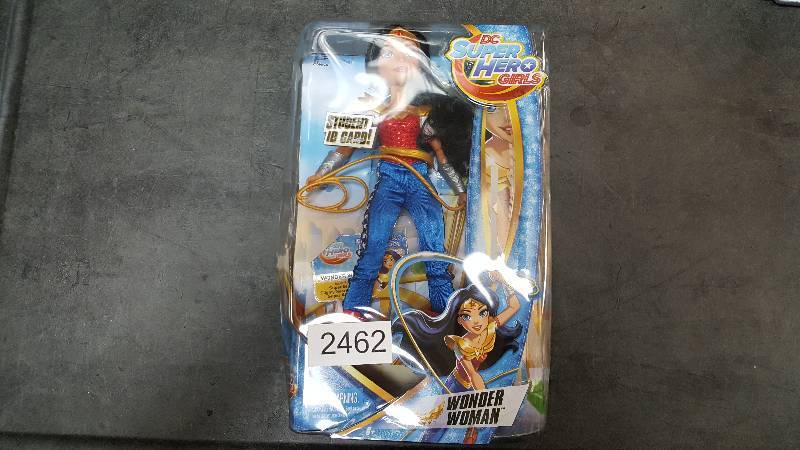 lot 2462 image: Mattel DC Super Hero Girls Action Doll - Wonder Woman