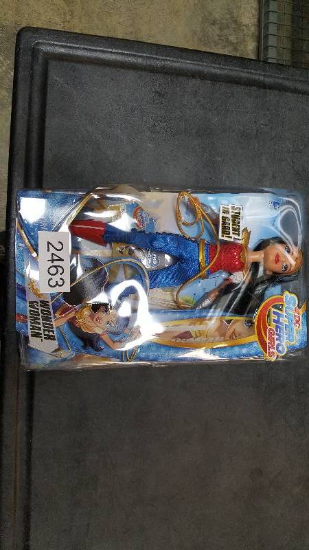 lot 2463 image: Mattel DC Super Hero Girls Action Doll - Wonder Woman