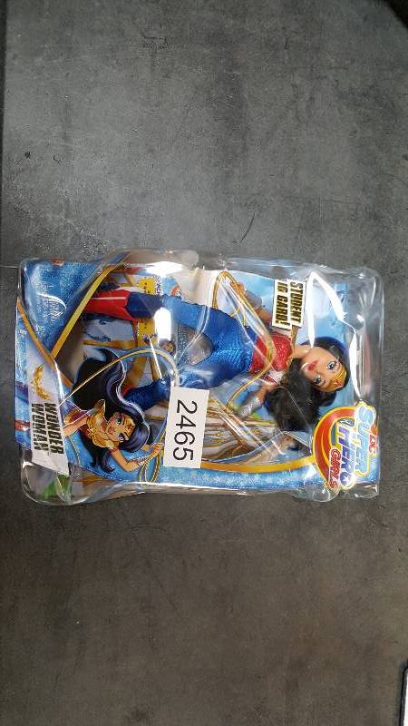 lot 2465 image: Mattel DC Super Hero Girls Action Doll - Wonder Woman