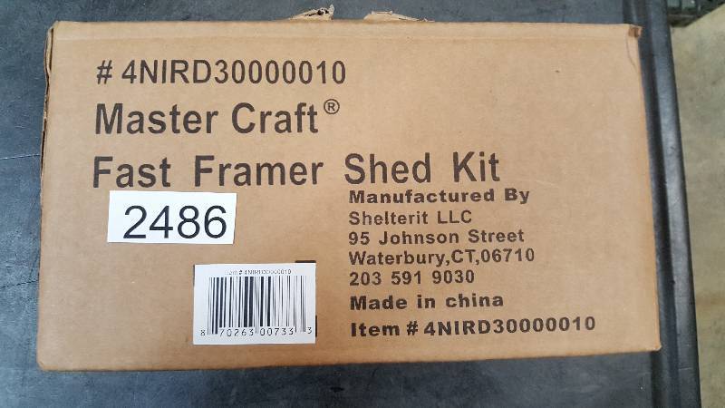 lot 2486 image: Instant Garage Framer Kit FRAMING KIT ONLY