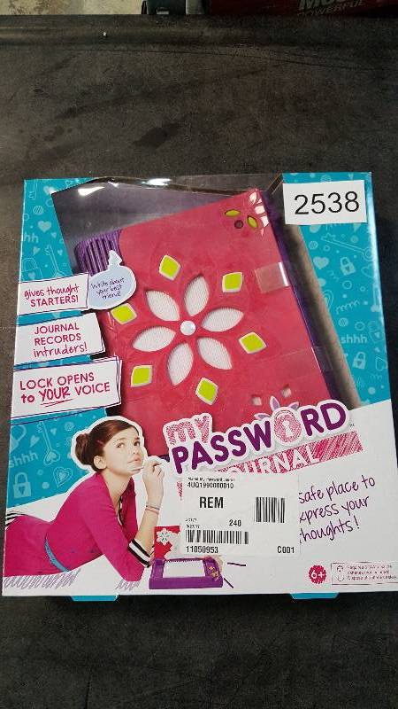 lot 2538 image: Mattel My Password Journal