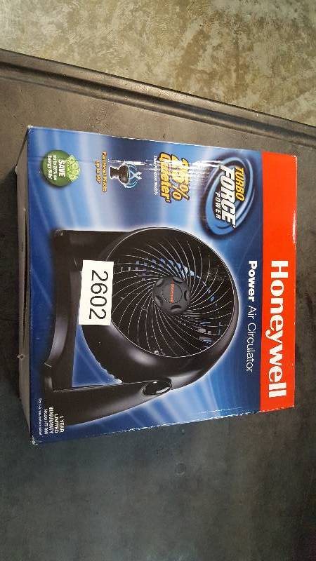 lot 2602 image: Honeywell TurboForce Fan  Black
