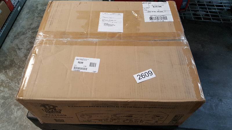 lot 2609 image: Pyle Pro 5.1-Channel AMFM Receiver Black