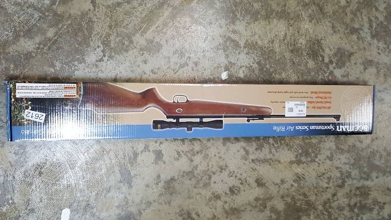 lot 2613 image: Beeman Wolverine .177-.22-Caliber Break-Barrel Air Rifle