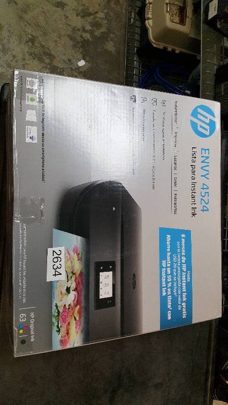 lot 2634 image: HP Envy 4524 Wireless All-in-One Thermal Inkjet Printer with Wi-Fi