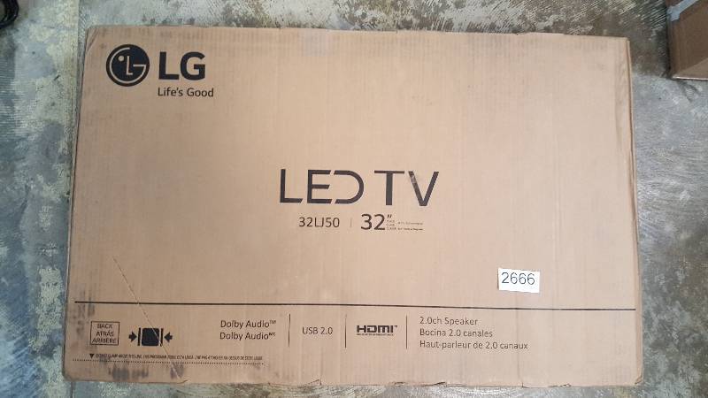 lot 2666 image: LG 32 720p LED TV