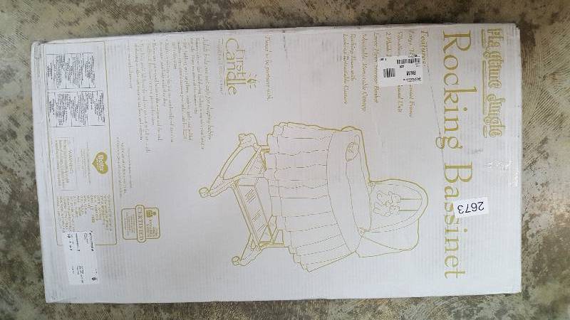lot 2673 image: Delta Jungle Rocker  Bassinet