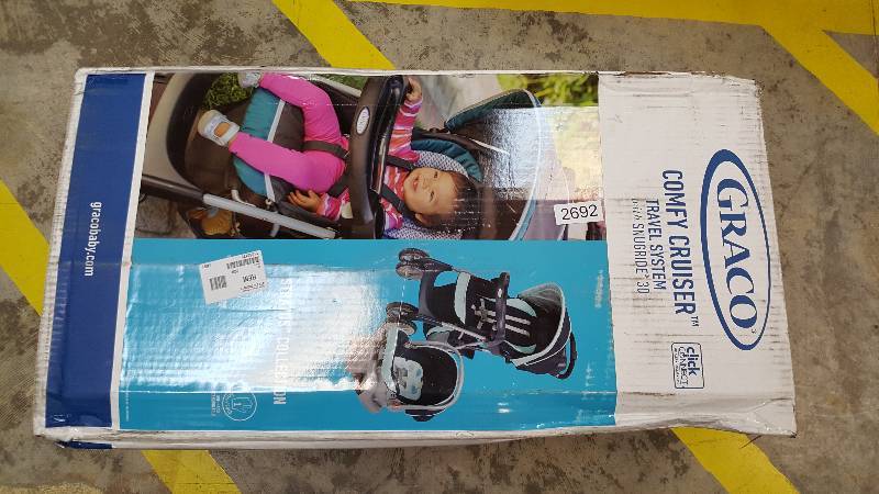 lot 2692 image: Graco Stratus Comfy Cruiser Travel System with SnugRide 30 Car Seat