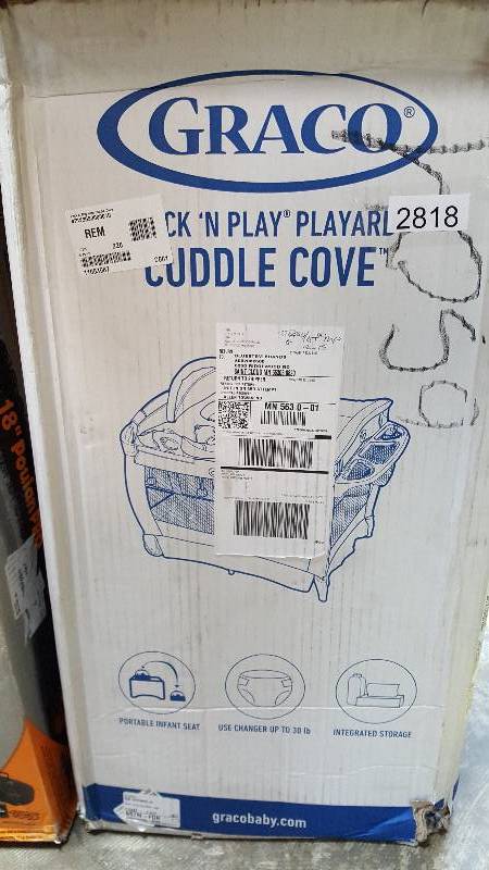 lot 2818 image: Graco Rittenhouse Pack n Play with Cuddle Cove
