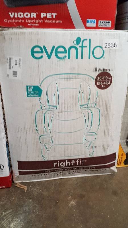 Evenflo right clearance fit booster