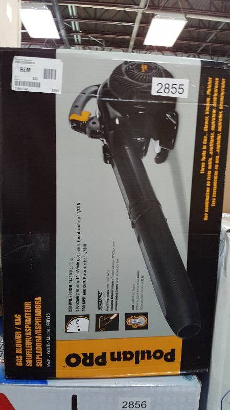 lot 2855 image: Poulan Pro Gas-Powered Blower  Vac