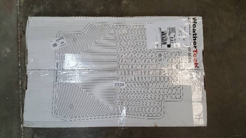 lot 2339 image: WeatherTech AVM Trim-to-Fit 4-Pc. Floor Mats in Tan