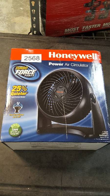 lot 2568 image: Honeywell TurboForce Fan  Black