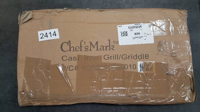 Chefs Mark Reversible Cast Iron GrillGriddle