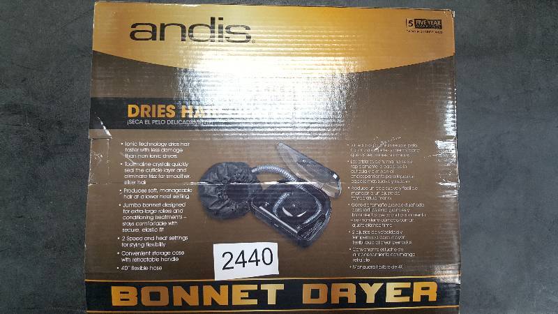 Andis Bonnet Dryer