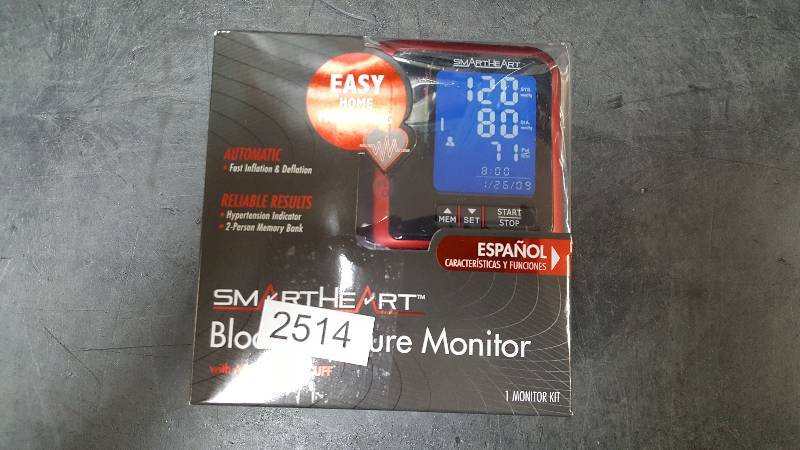 Veridian Healthcare SmartHeart Deluxe Wrist Blood Presure Monitor