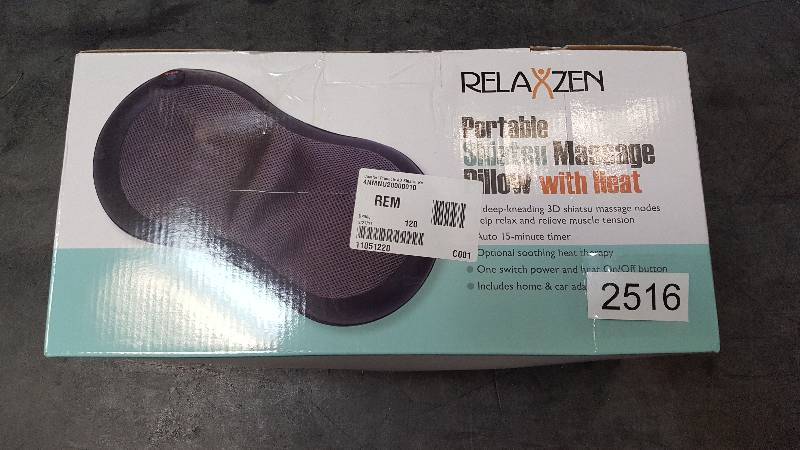 Comfort Products 3D Shiatsu Neck Pillow Massager with Heat