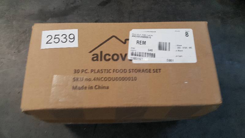 alcove 30-Pc. Plastic Food Storage Set