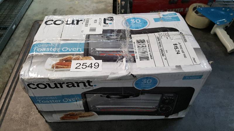 Courant Compact Toaster Oven - Black