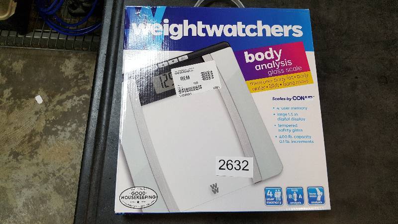 Weight Watchers Glass Body Analysis Scale