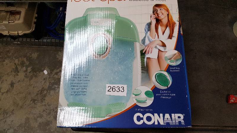 Conair Massage Foot Bath White