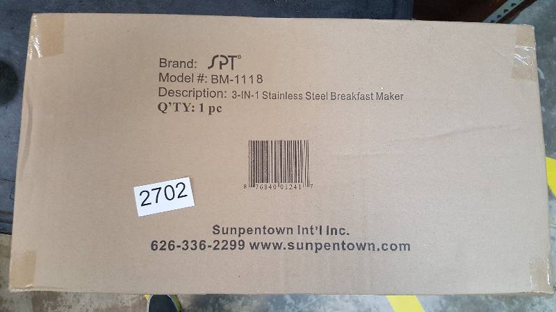 SPT 3-in-1 Breakfast maker