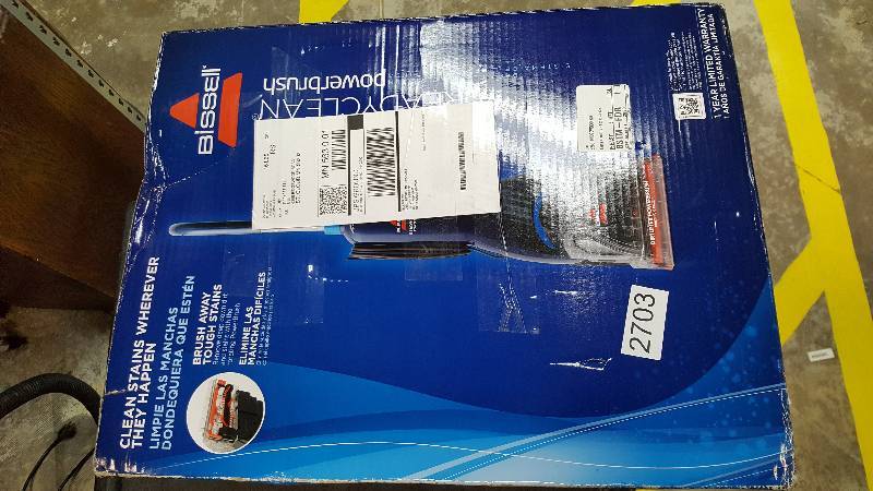 lot 2703 image: Bissell ReadyClean PowerBrush Deep Cleaner
